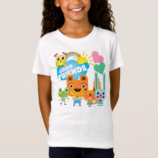 Dieren Goede Vrienden T-shirt (Voorkant)