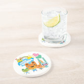 Dieren Goede Vrienden Zandsteen Onderzetter (Zijkant)