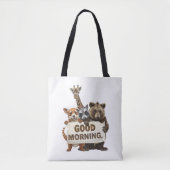 Dieren, Goedemorgen, Tote Bag (Voorkant)