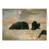  dieren, grizzly Beren van Albert Bierstadt (Voorkant Horizontaal)