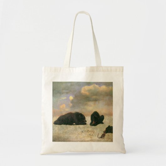  dieren, grizzly Beren van Albert Bierstadt Tote Bag (Voorkant)