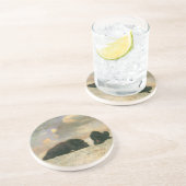  dieren, grizzly Beren van Albert Bierstadt Zandsteen Onderzetter (Zijkant)