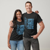 Dieren hebben geen stem meisje t-shirt (Unisex)