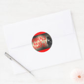 Dieren hebben rechten! ronde sticker (Envelop)