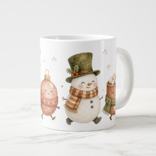 Dieren Heet Cacao Vakantie Kerstcadeau Grote Koffiekop
