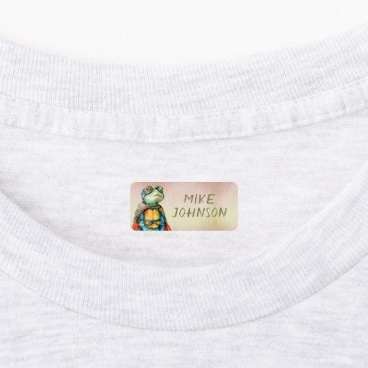 Dieren Helden waterdichte kinder naam kleding Labels (Aangebracht)