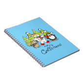 Dieren Het is Kerstmis Notitieboek (Rechterzijde)