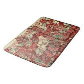 DIEREN, HORSES, WOODLAND Rood-groen Badmat (Gekanteld)