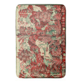 DIEREN, HORSES, WOODLAND Rood-groen Badmat (Voorkant Verticaal)