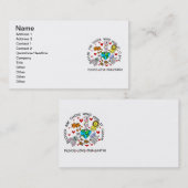 Dieren houden van de Aarde T-shirts en GIfts Visitekaartje (Voorkant / Achterkant)