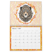 Dieren in Bloemmotief Waterverf 2026 Kalender (Feb 2027)