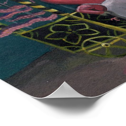 Dieren in China Town Poster (Hoek)