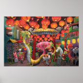 Dieren in China Town Poster (Voorkant)