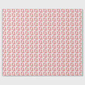 Dieren in de achtertuin Kerstcadeaupapier Cadeaupapier (Vlak)