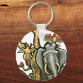 Dieren in de Dierentuin Sleutelhanger (Voorkant)