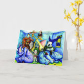 dieren in de slaapkamer kaart (Gele Bloem)