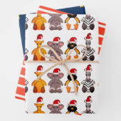 DIEREN IN DE SLUITING VAN DE SET VAN DE SET VAN Sa Inpakpapier Vel (In situ)