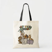 Dieren in de zoo-overhemden en -cadeautjes tote bag (Voorkant)