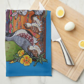 Dieren in de zuidwestelijke woestijn theedoek (Quarter Fold)