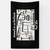 Dieren in een Enclosure door Paul Klee Spandoek (Verticaal)