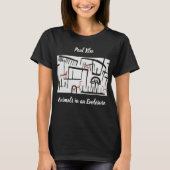 Dieren in een Enclosure door Paul Klee T-Shirt (Voorkant)