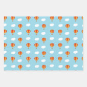 Dieren in een heteluchtballon inpakpapier vel (Voorkant 2)