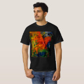 Dieren in een landschap van Franz Marc T-shirt (Voorkant volledig)