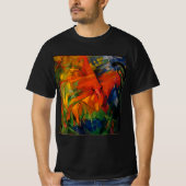 Dieren in een landschap van Franz Marc T-shirt (Voorkant)