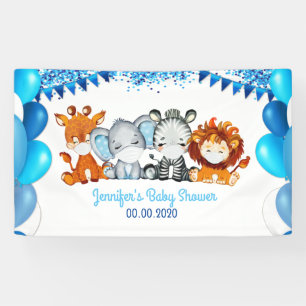 Dieren in het Baby shower van het Mask Elephant Bo Spandoek