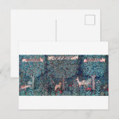 Dieren in het bos, William Morris Briefkaart (Voorkant / Achterkant)