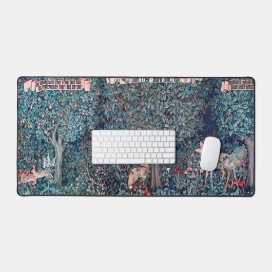 Dieren in het bos, William Morris Bureaumat (Keyboard & Muis)