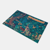 Dieren in het bos, William Morris Deurmat (Schuin)