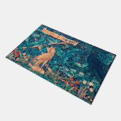 Dieren in het bos, William Morris Doormat Deurmat (Schuin)