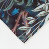 Dieren in het bos, William Morris Fleece Deken (Hoek)