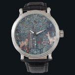 Dieren in het bos, William Morris Horloge<br><div class="desc">William Morris (24 maart 1834 - 3 oktober 1896) was een Britse textielontwerper, dichter, schrijver, vertaler en socialistische activist die banden heeft met de Britse Beweging voor Kunst en Kunst. Hij heeft een belangrijke bijdrage geleverd aan de heropleving van de traditionele Britse textielkunst en de productiemethoden. Zijn literaire bijdragen hebben...</div>