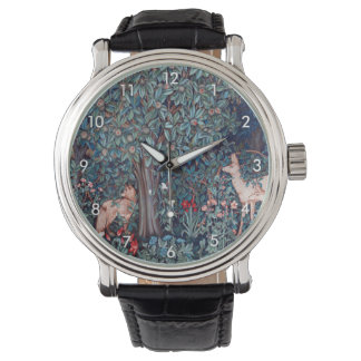 Dieren in het bos, William Morris Horloge