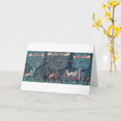 Dieren in het bos, William Morris Kaart (Gele Bloem)