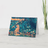 Dieren in het bos, William Morris Kaart (Voorkant)