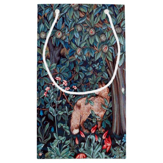 Dieren in het bos, William Morris Klein Cadeauzakje (Achterkant)