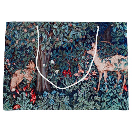 Dieren in het bos, William Morris Large Gift B Groot Cadeauzakje (Voorkant)
