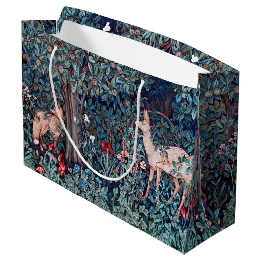 Dieren in het bos, William Morris Large Gift B Groot Cadeauzakje (Achterkant Gekanteld)