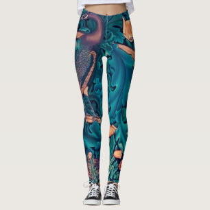 Dieren in het bos, William Morris Leggings