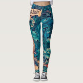 Dieren in het bos, William Morris Leggings (Voorkant)