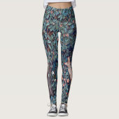 Dieren in het bos, William Morris Leggings (Voorkant)