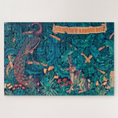 Dieren in het bos, William Morris Legpuzzel (Horizontaal)