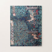 Dieren in het bos, William Morris Legpuzzel (Verticaal)