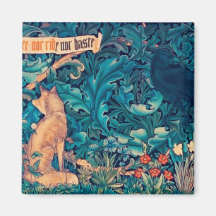 Dieren in het bos, William Morris Magnet