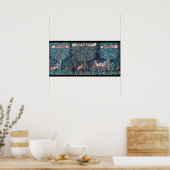 Dieren in het bos, William Morris Poster (Keuken)