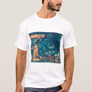 Dieren in het bos, William Morris T-Shirt
