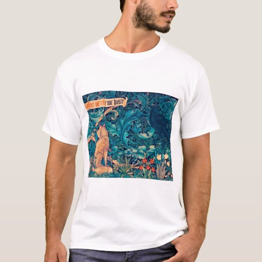 Dieren in het bos, William Morris T-Shirt (Voorkant)